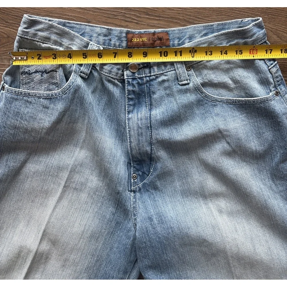 212 NYC Jeans Mens 36x32 Blue Baggy Denim Y2K‎ streetwear South Pole Style